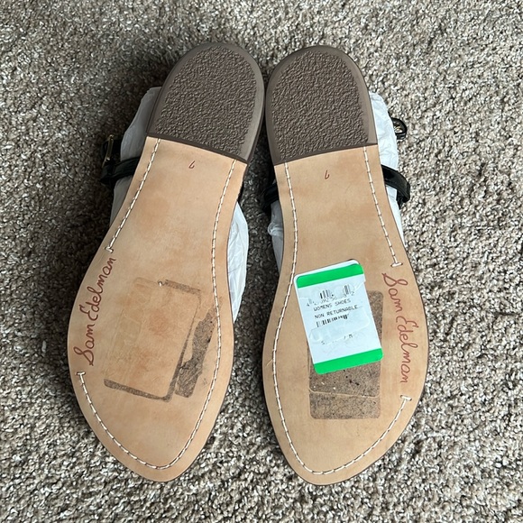 NEW Sam Edelman Rhinestone Sandals, Size 7 - Picture 3 of 5